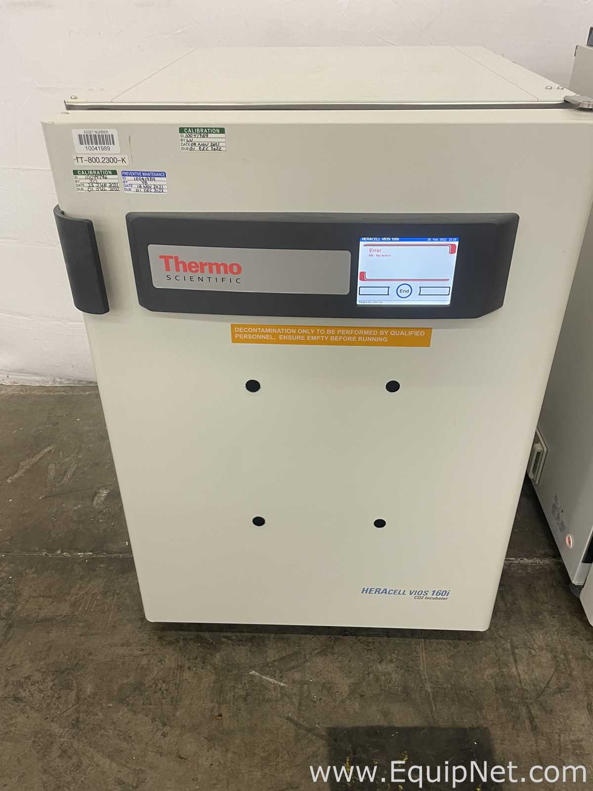 Lot of 2 Thermo Scientific Heracell Vios 160i CO2 Incubator