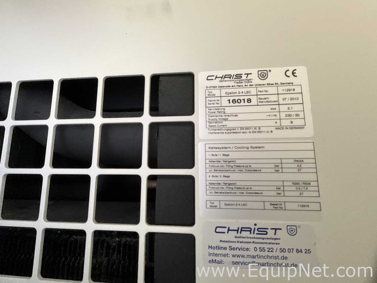 Liofilizadora Christ Epsilon 2-4 LSC