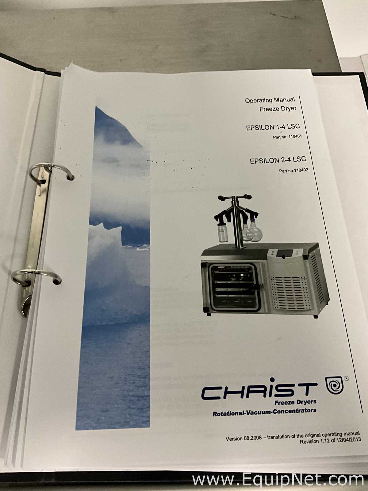 Liofilizadora Christ Epsilon 2-4 LSC