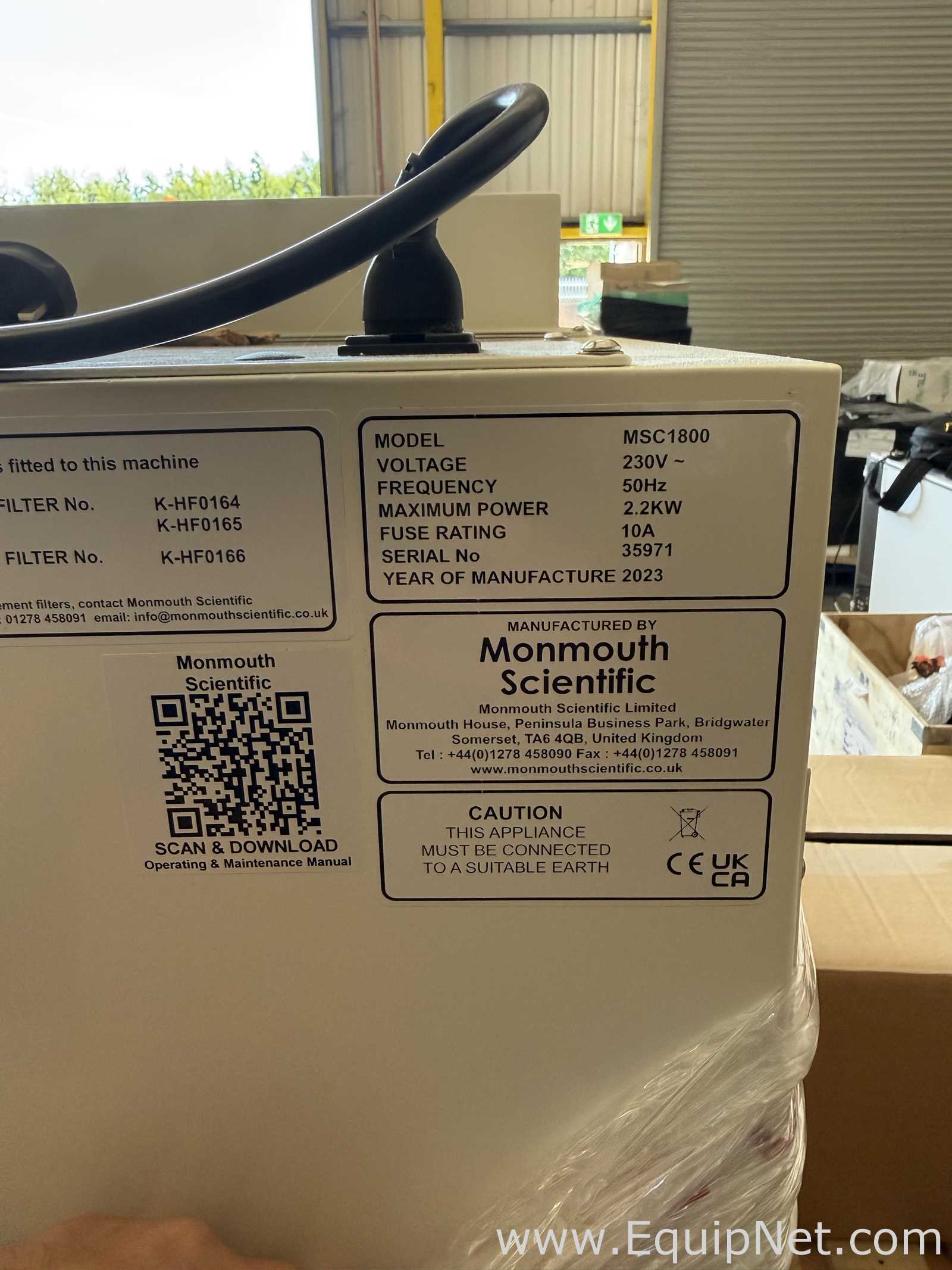 Monmouth Scientific  MSC1800 Biological Safety Cabinet