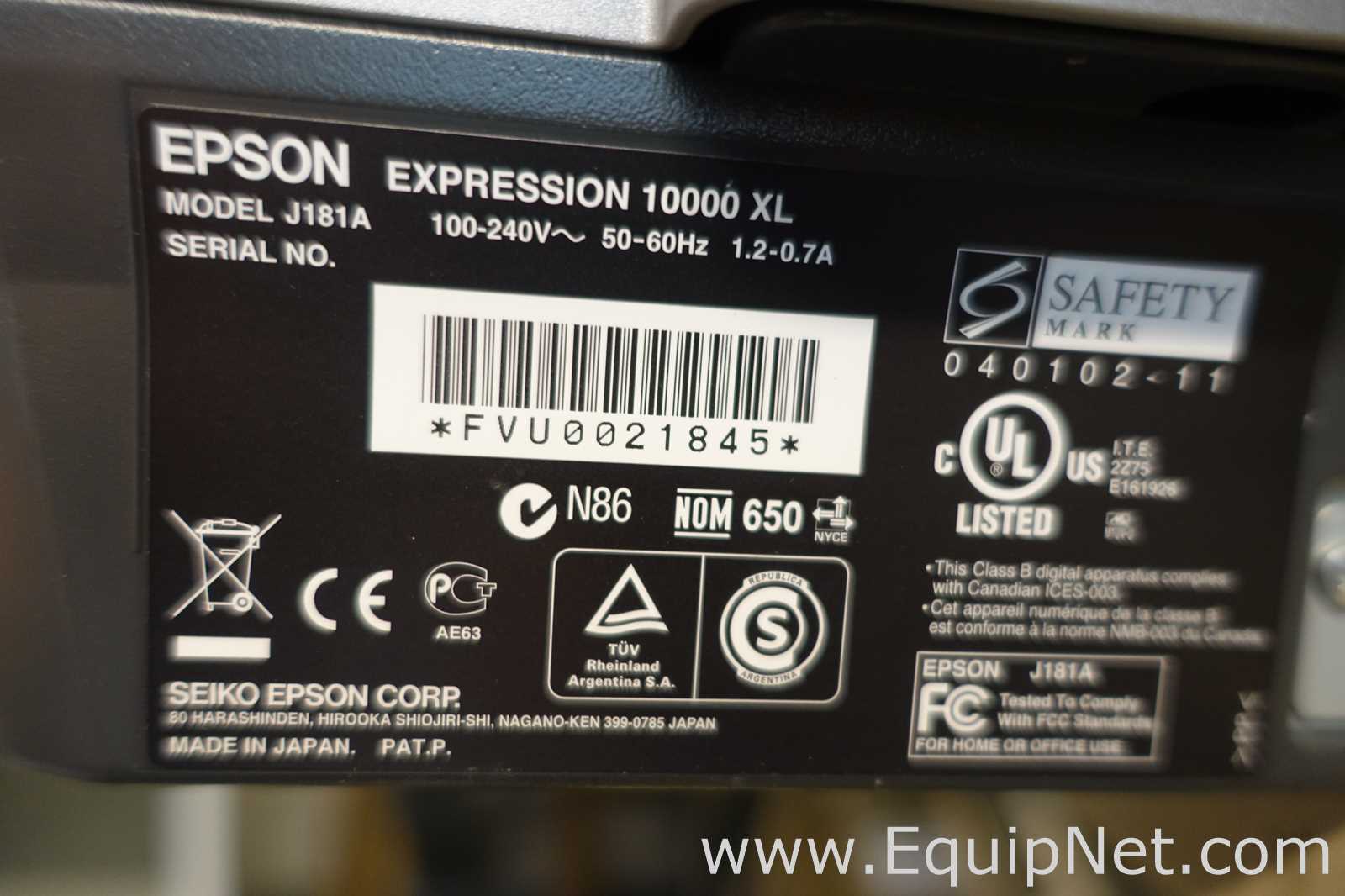 Epson Expression 10000XL A3 Flatbed Scanner with A3 Transparency Unit