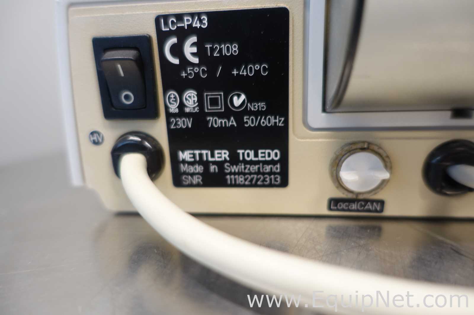 Mettler Toledo PR5002DR Analytical Balance with LC-P43 Printer