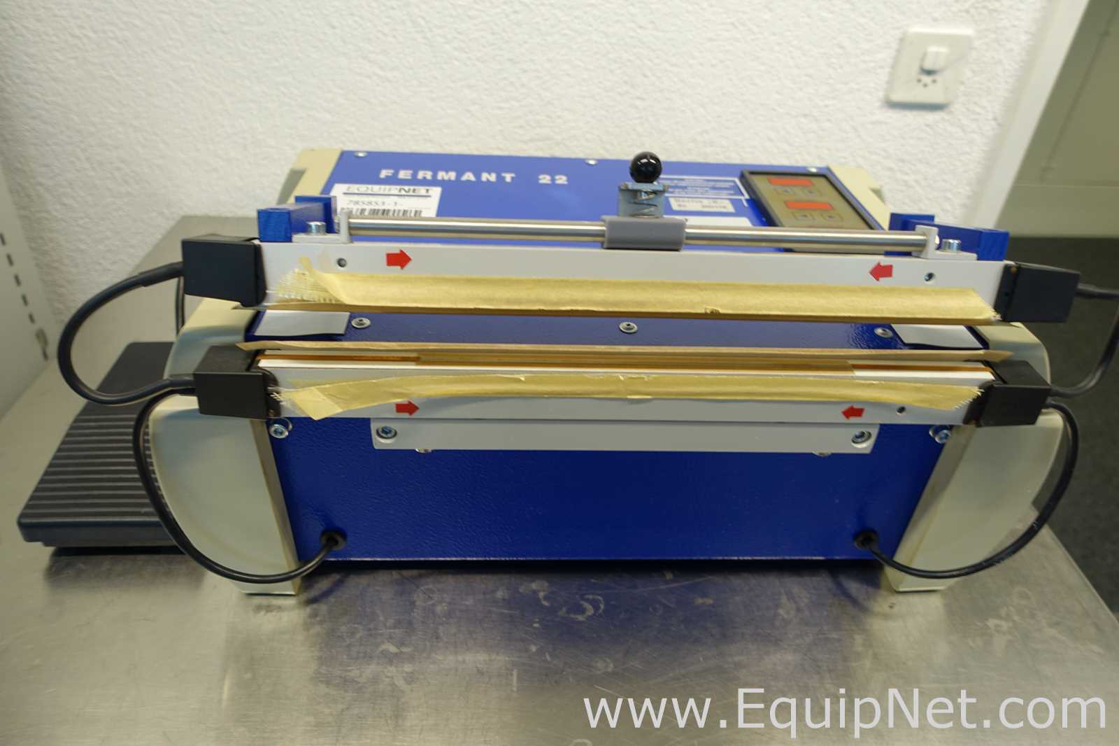 Kettenbaum Fermant F22 Magnetic Impulse Film Sealer w/ Foot Switch and Controls