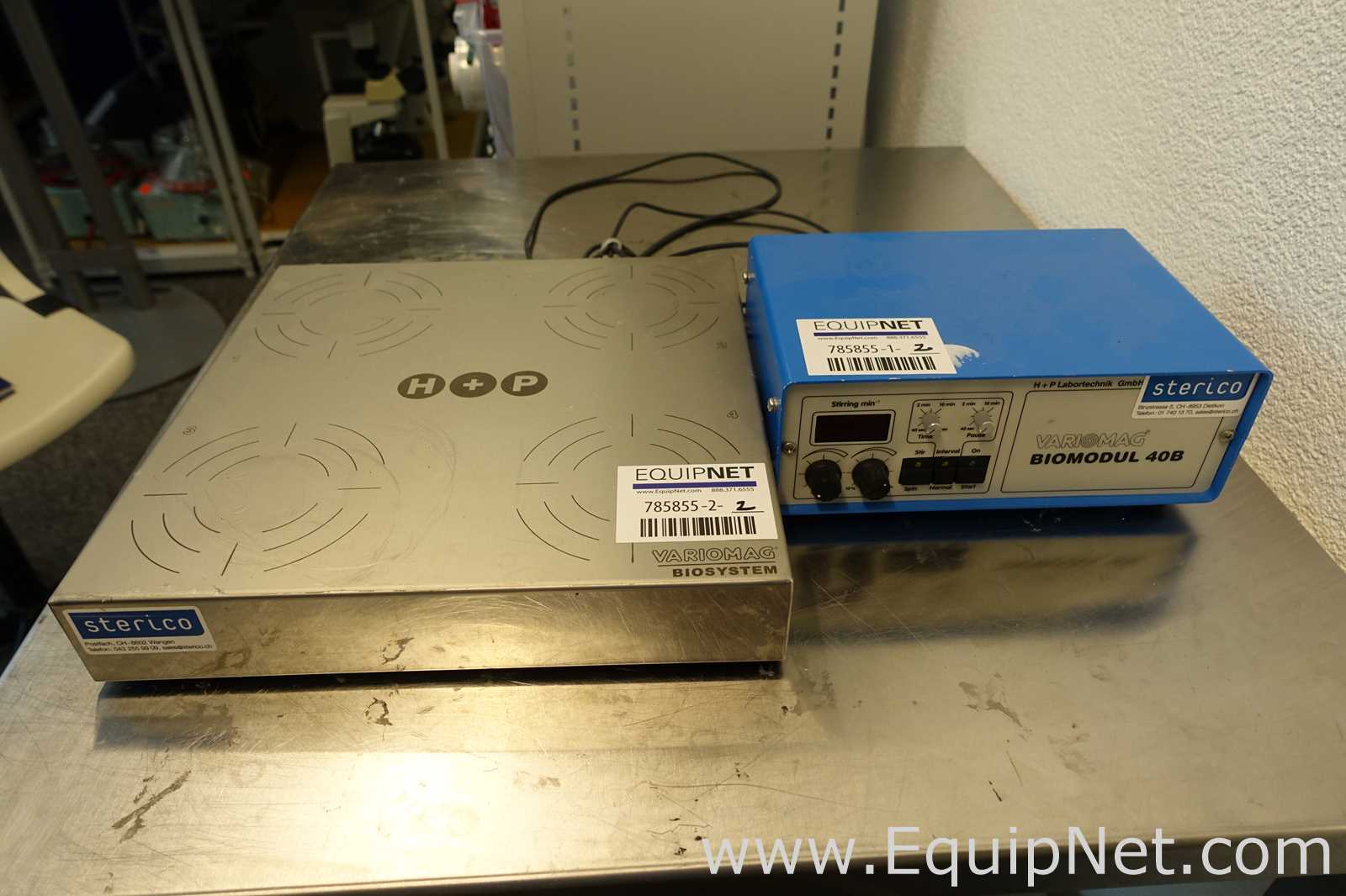 Agitador e Placa de Aquecimento Sterico Biosystem 4