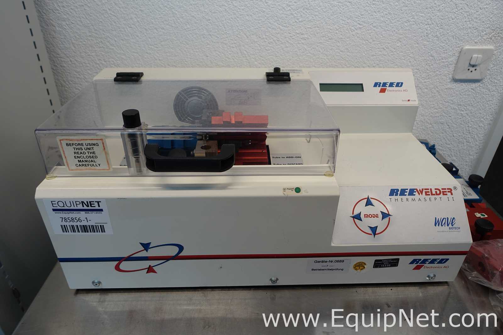 Wave Biotech Thermasept II Sterile Tube Welding Machine ReeWelder with Change Parts