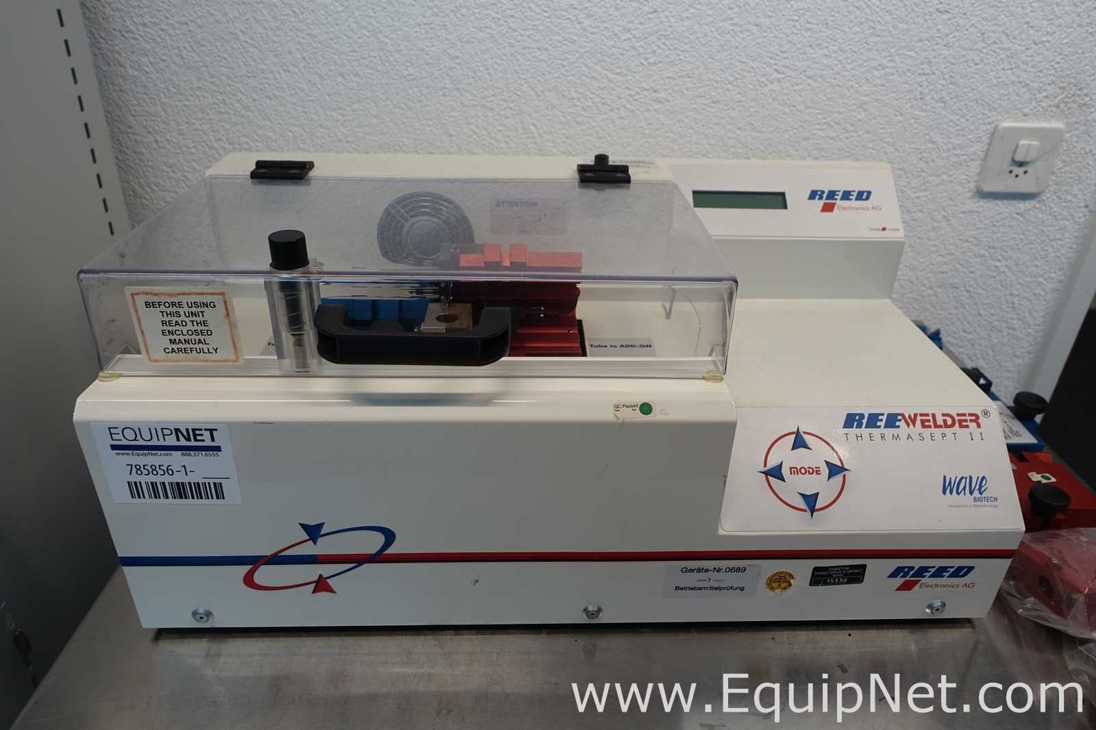 Wave Biotech Thermasept II Sterile Tube Welding Machine ReeWelder with Change Parts