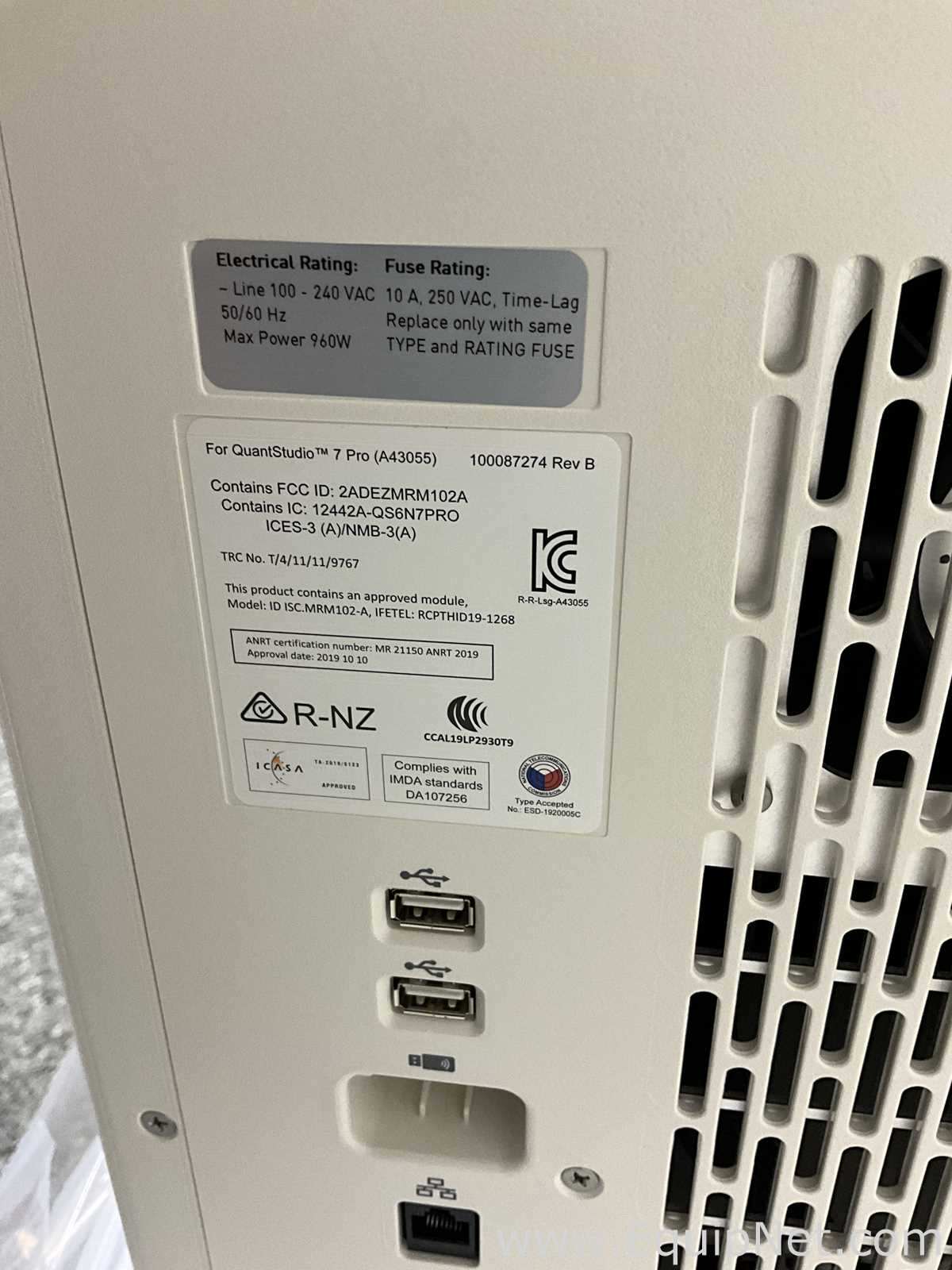 Unused Applied Biosystems QuantStudio 7 Pro Real-Time PCR System