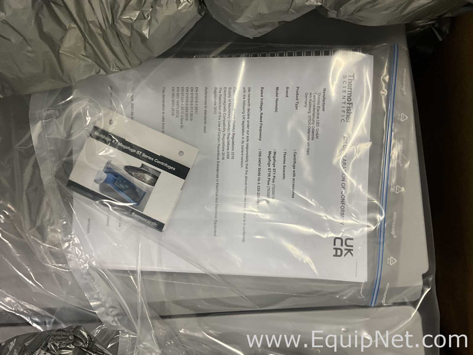 Unused ThermoFisher Scientific Megafuge ST1R Plus Centrifuge