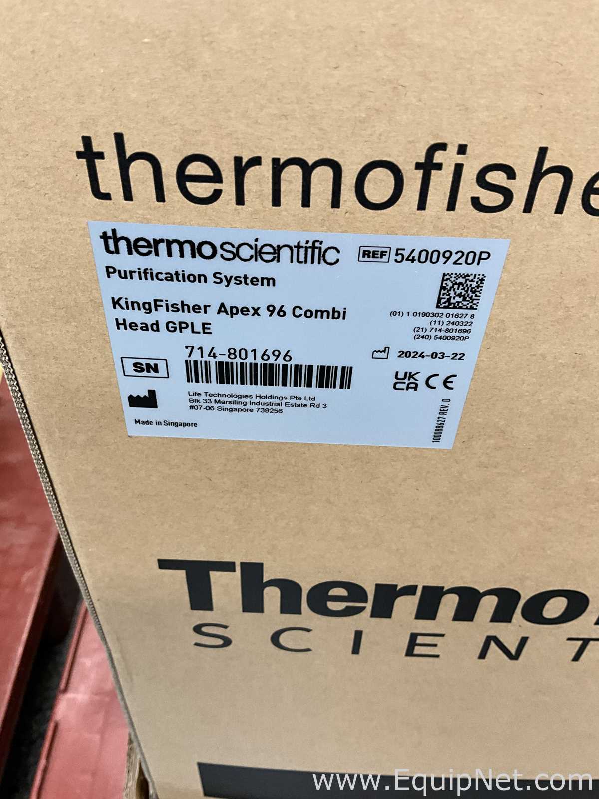 Unused ThermoFisher Scientific KingFisher Apex 96 Combi Head Automated Purification System