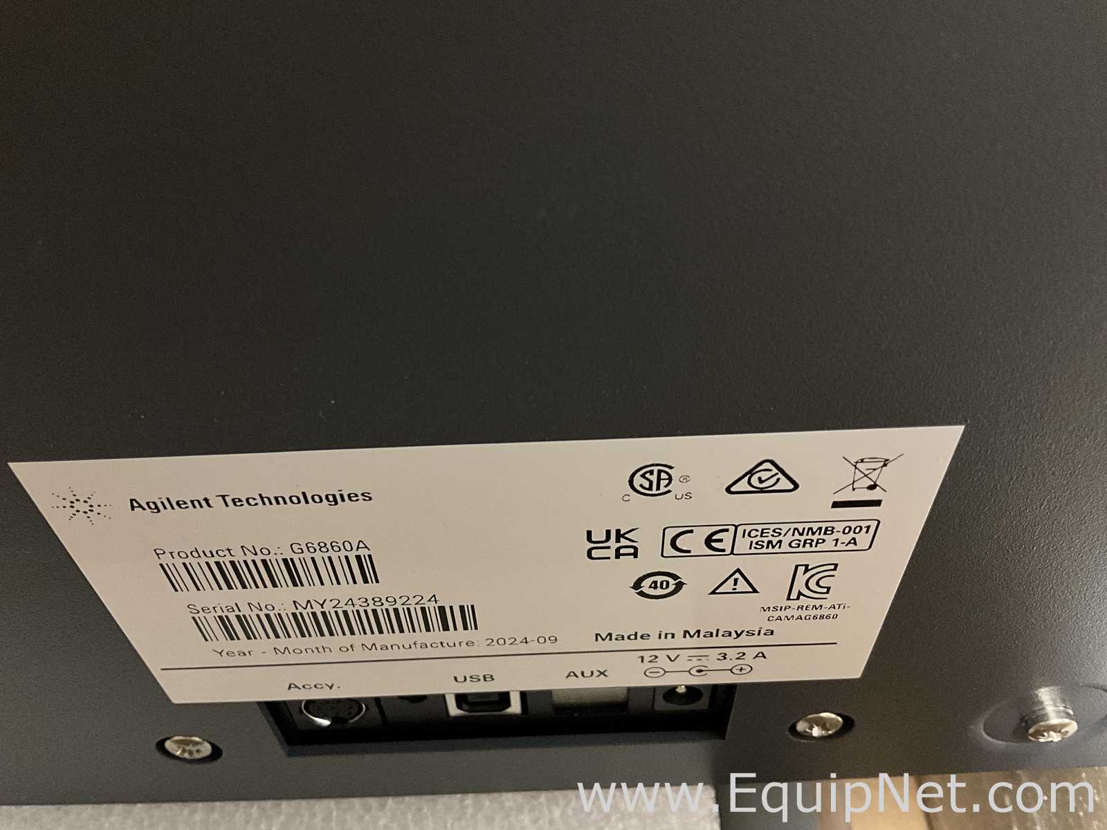 Unused Agilent Technologies Cary 60 UV-Vis Spectrophotometer