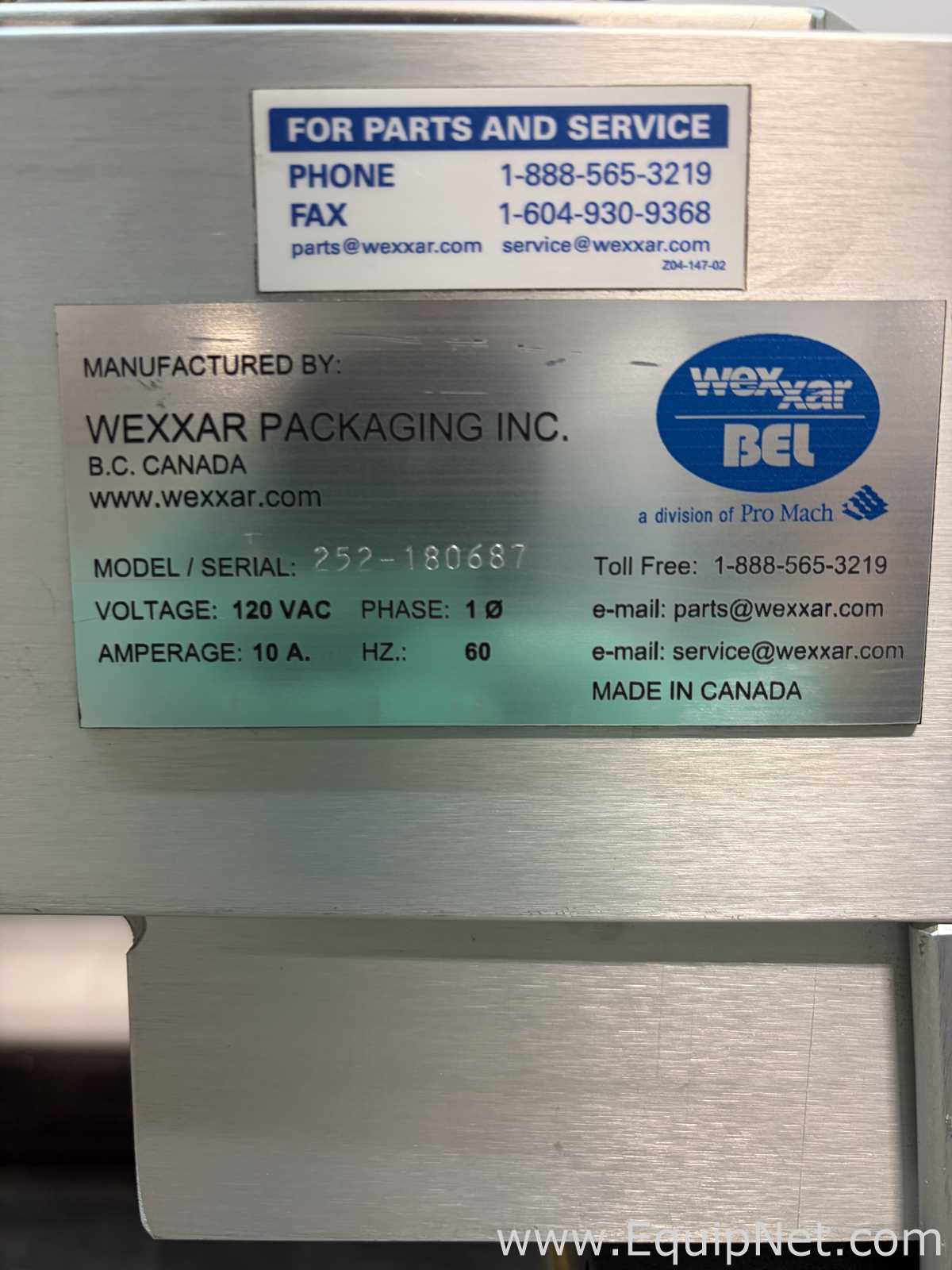 Máquina de Colocar Fita Wexxar Bel BEL 252