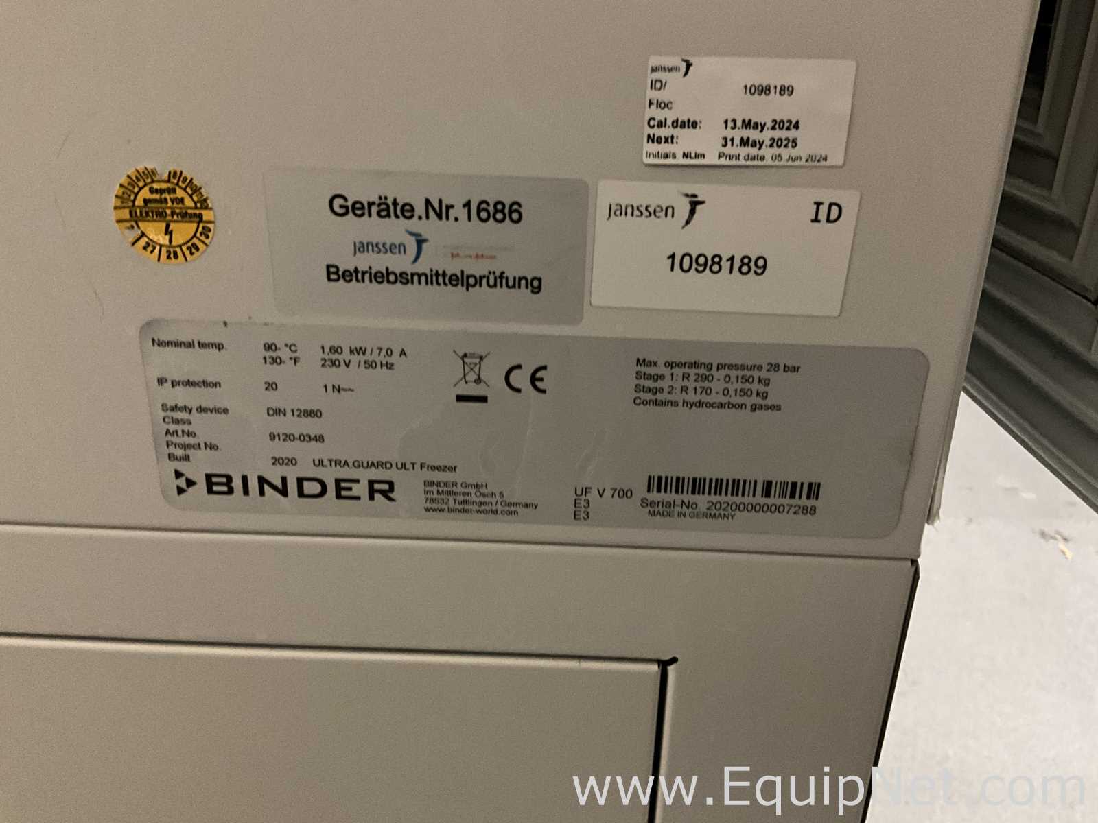 Freezer Binder UFV700