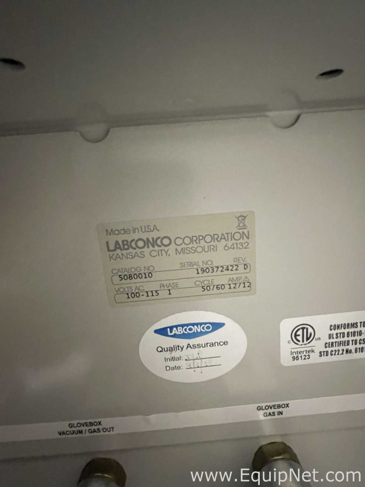 Labconco Protector Controlled Atmosphere Glove Box