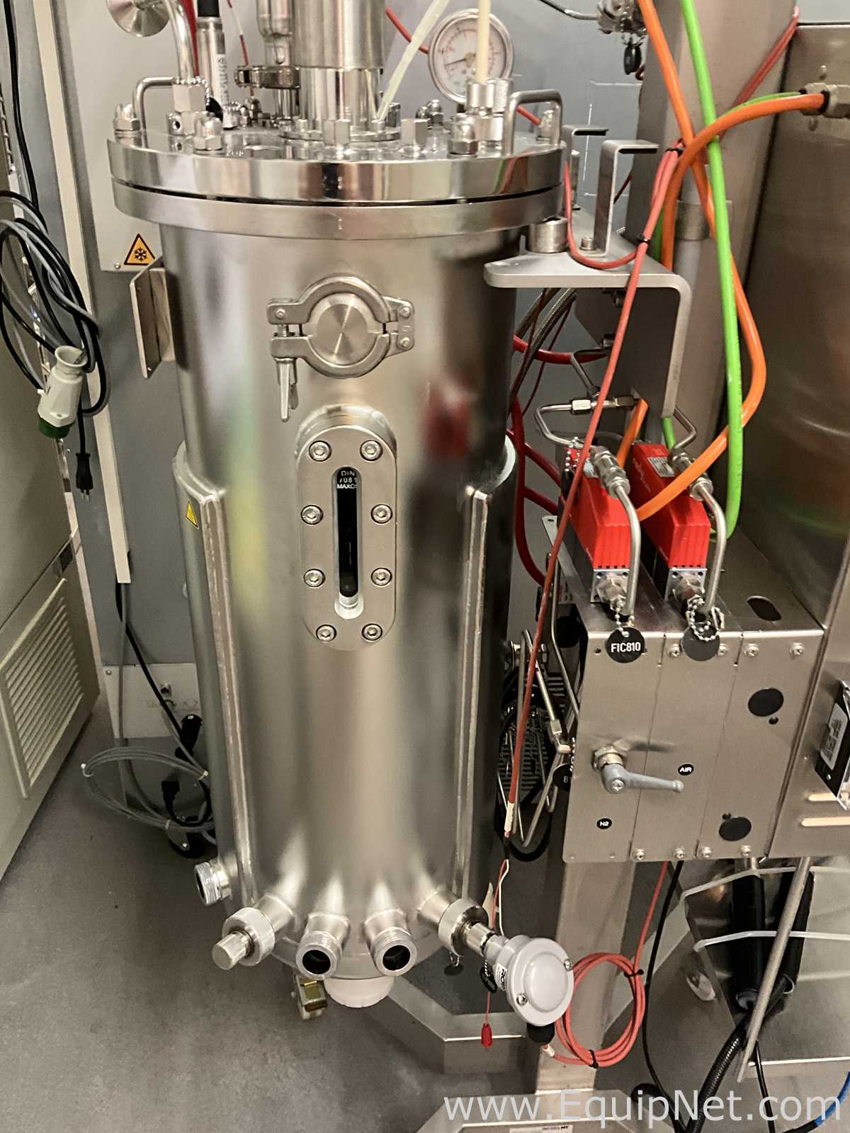 Infors HT Techfors-S Pilot-Scale 40 Liter Jacketed Stainless Steel Bioreactor