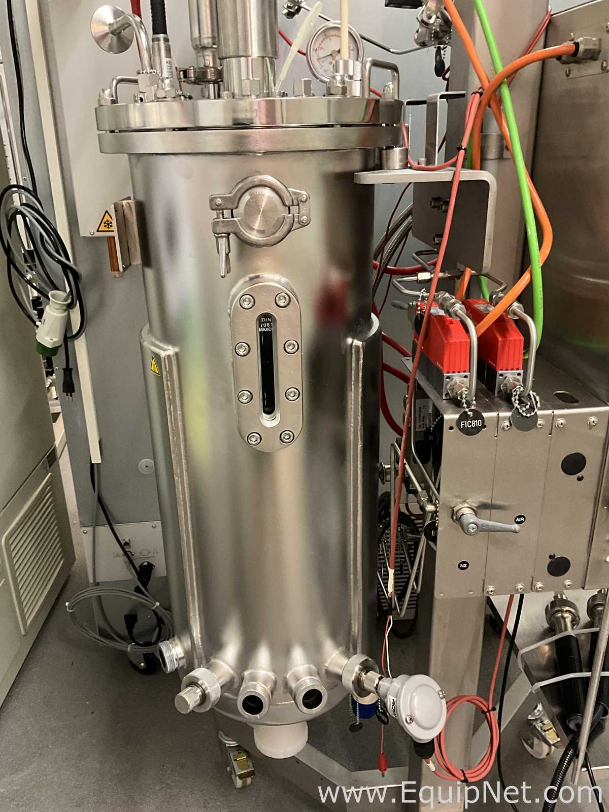Infors HT Techfors-S Pilot-Scale 40 Liter Jacketed Stainless Steel Bioreactor