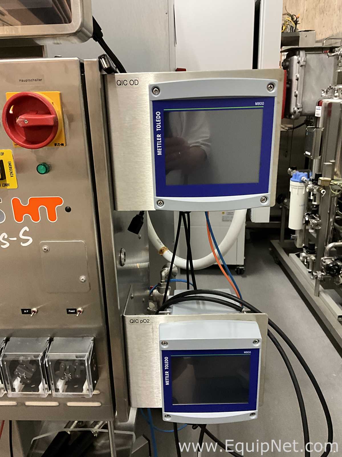 Infors HT Techfors-S Pilot-Scale 40 Liter Jacketed Stainless Steel Bioreactor