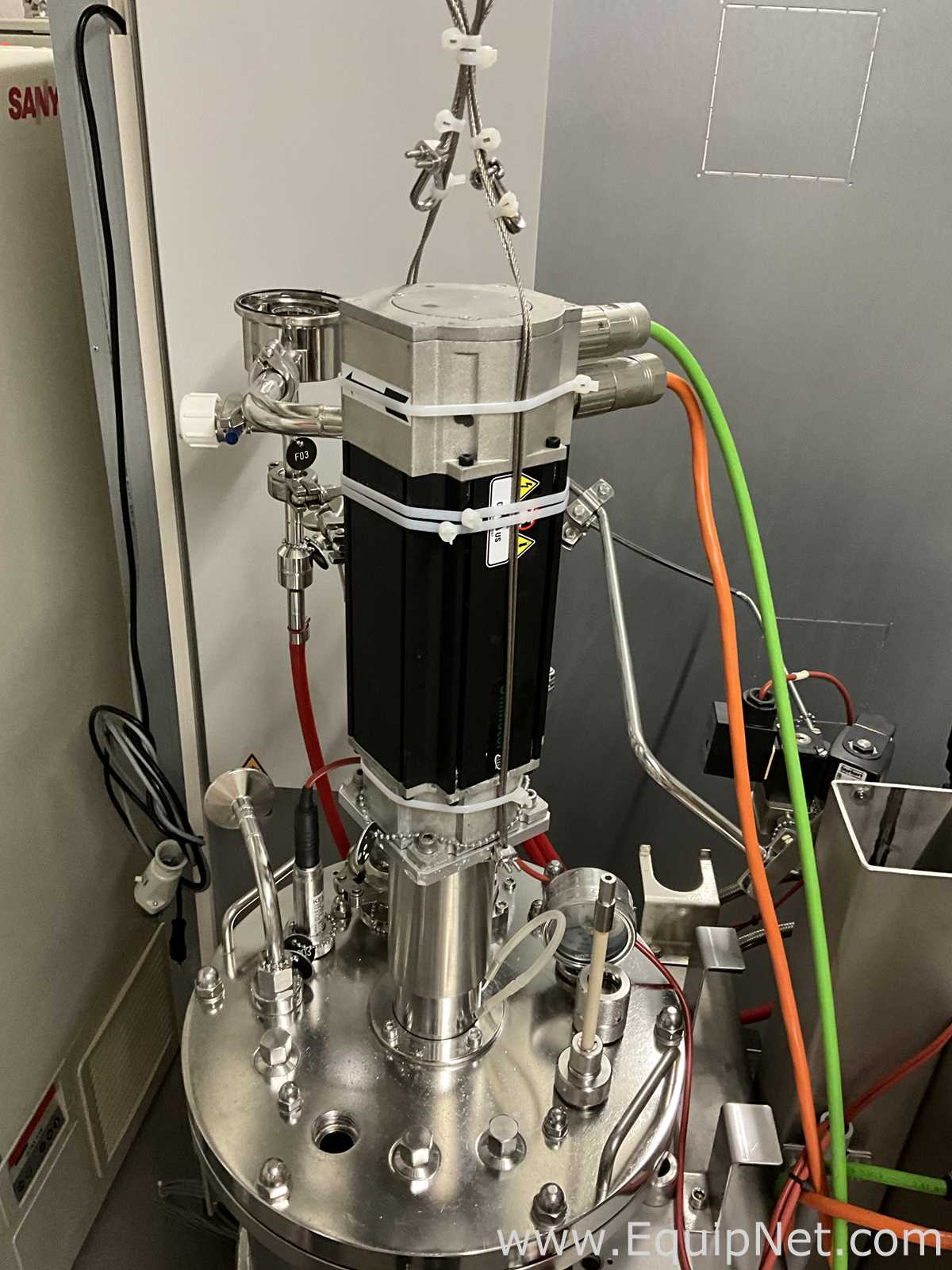 Infors HT Techfors-S Pilot-Scale 40 Liter Jacketed Stainless Steel Bioreactor