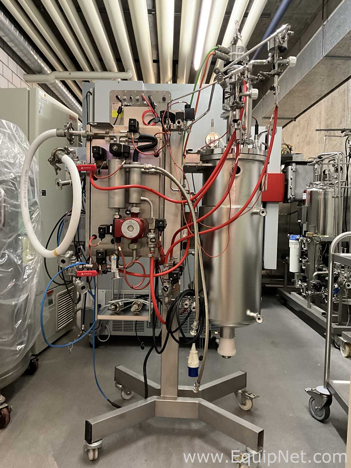 Infors HT Techfors-S Pilot-Scale 40 Liter Jacketed Stainless Steel Bioreactor