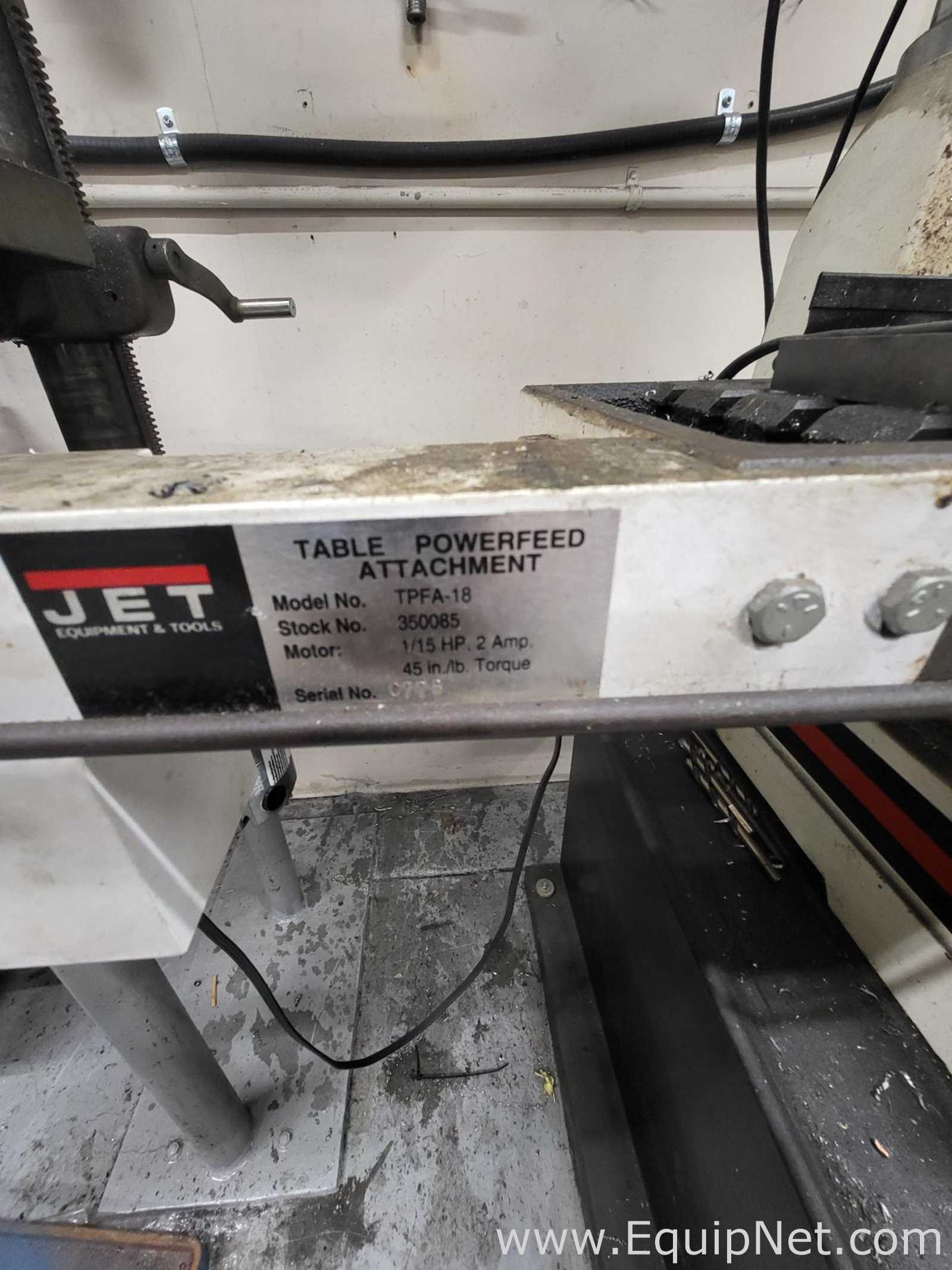 Jet JMD-18 Mill - Drill Press with TPFA-18 Table Powerfeed Attachment