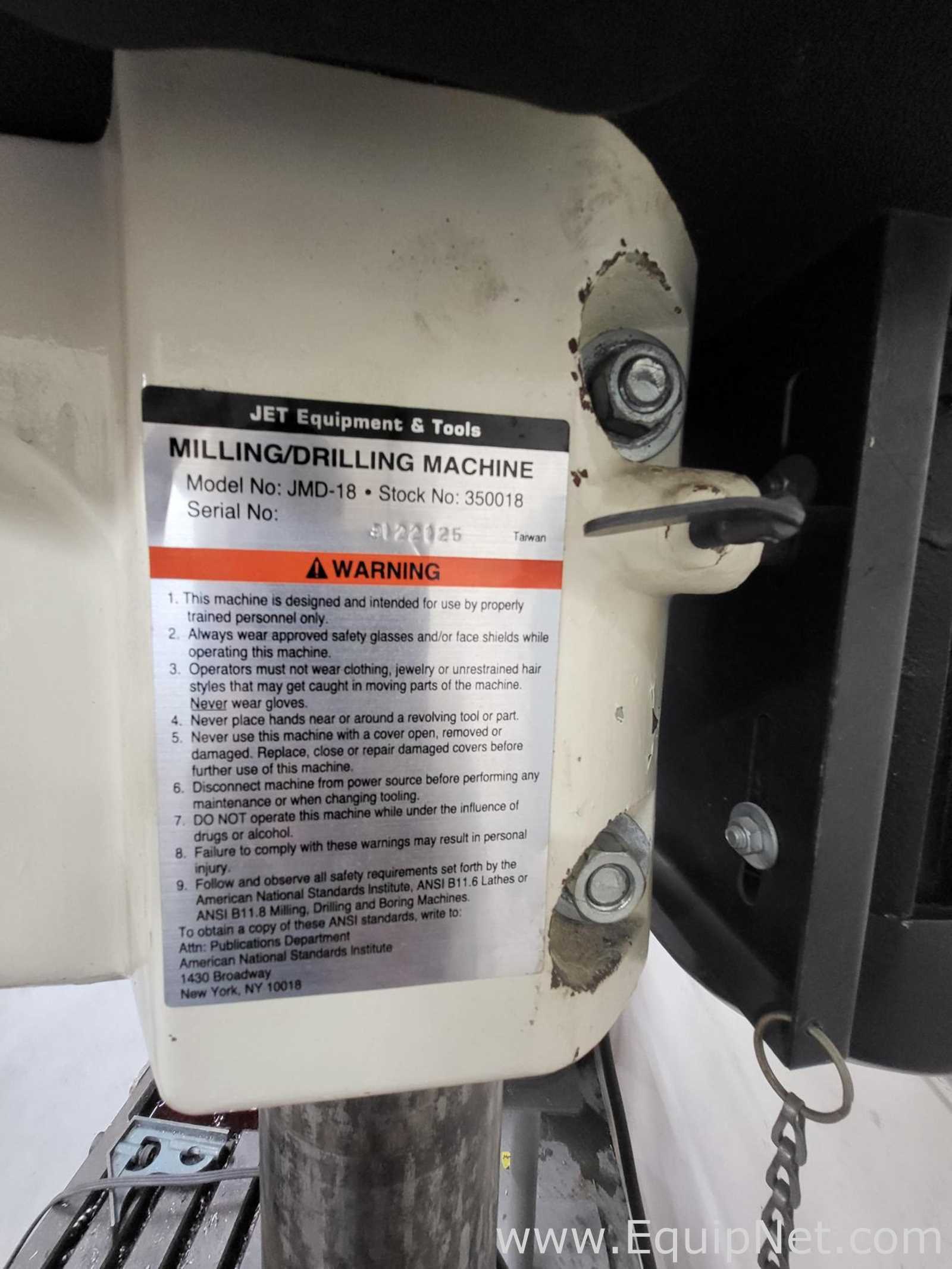 Jet JMD-18 Mill - Drill Press with TPFA-18 Table Powerfeed Attachment