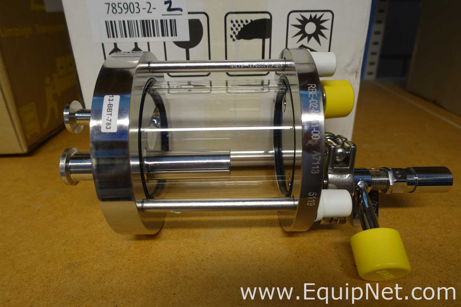 Bio-Rad 13BBF 783 Hygienic Bubble Trap With Stainless Steel Frame