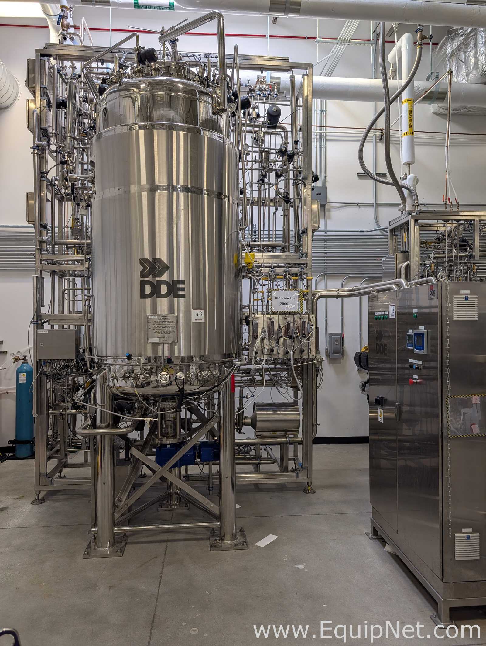 Unused 2023 DD Enterprises 10,000L Bio Reactor with Installed 2000L Reactor