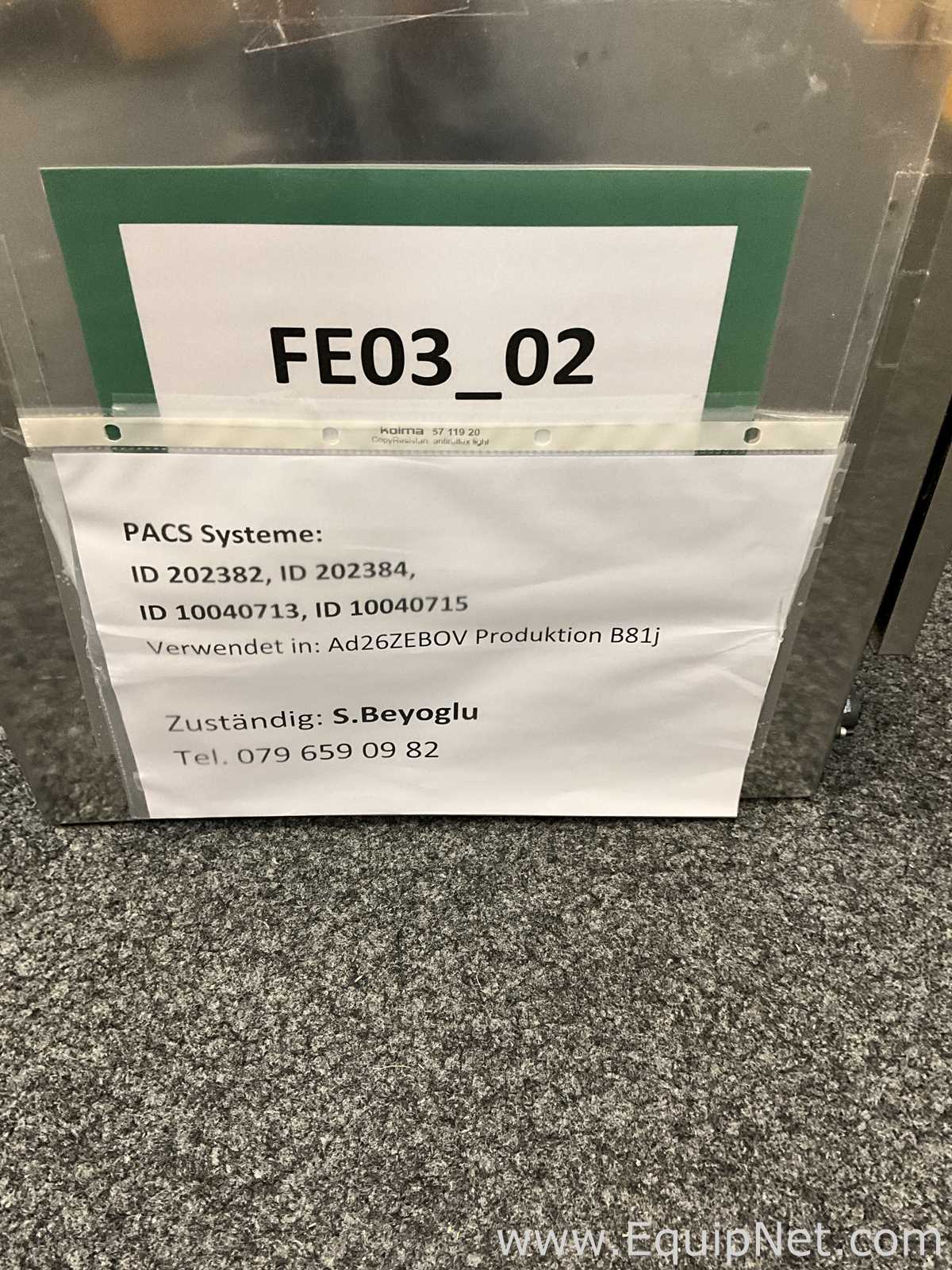 Lot of 2 PACS Systeme HMI with Controllers