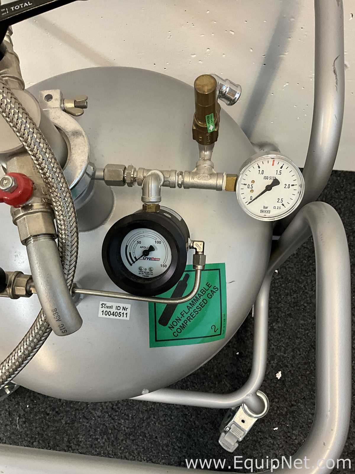 Tanque Cryotherm GmbH  Requisitos de Ar 50 L
