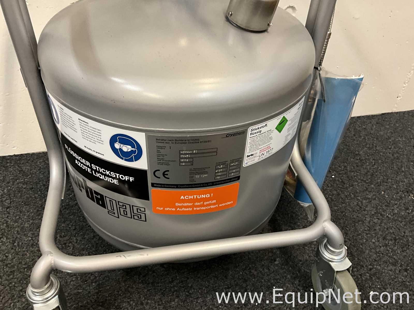 Tanque Cryotherm GmbH  Requisitos de Ar 50 L