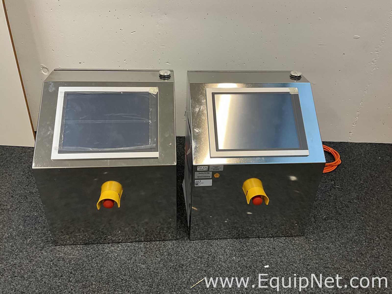 Lot of 2 PACS Systeme HMI with Controllers