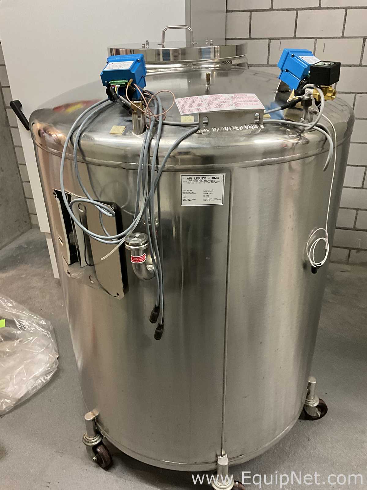 Carbagas RCB600 600L Stainless Steel Liquid Nitrogen Storage Tank
