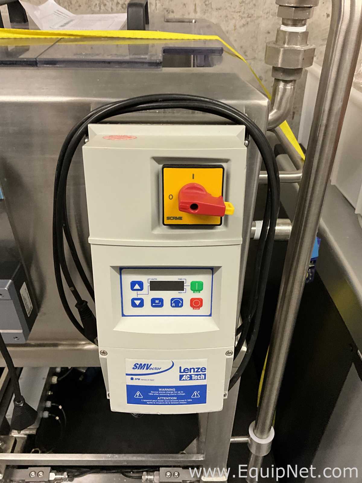 Xcellerex XDM-Q-50-T 50L Jacketed Single-Use Stainless Steel Mixing Tank