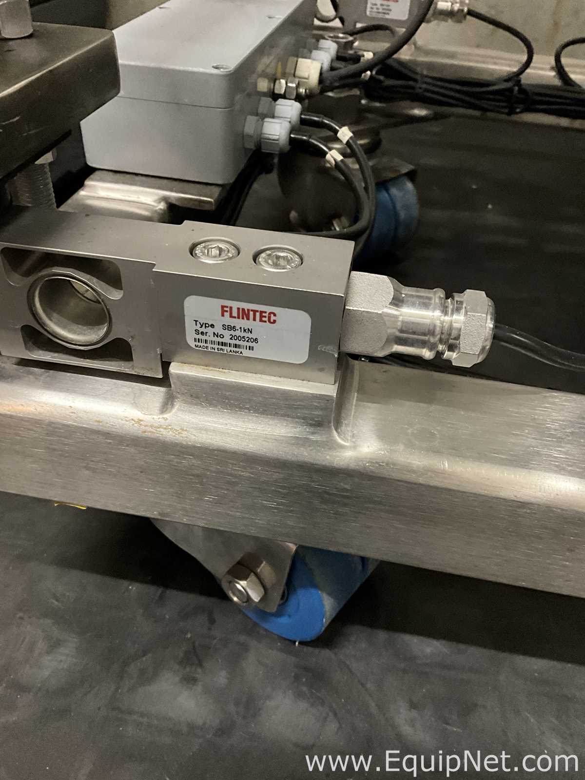 Xcellerex XDM-Q-50-T 50L Jacketed Single-Use Stainless Steel Mixing Tank