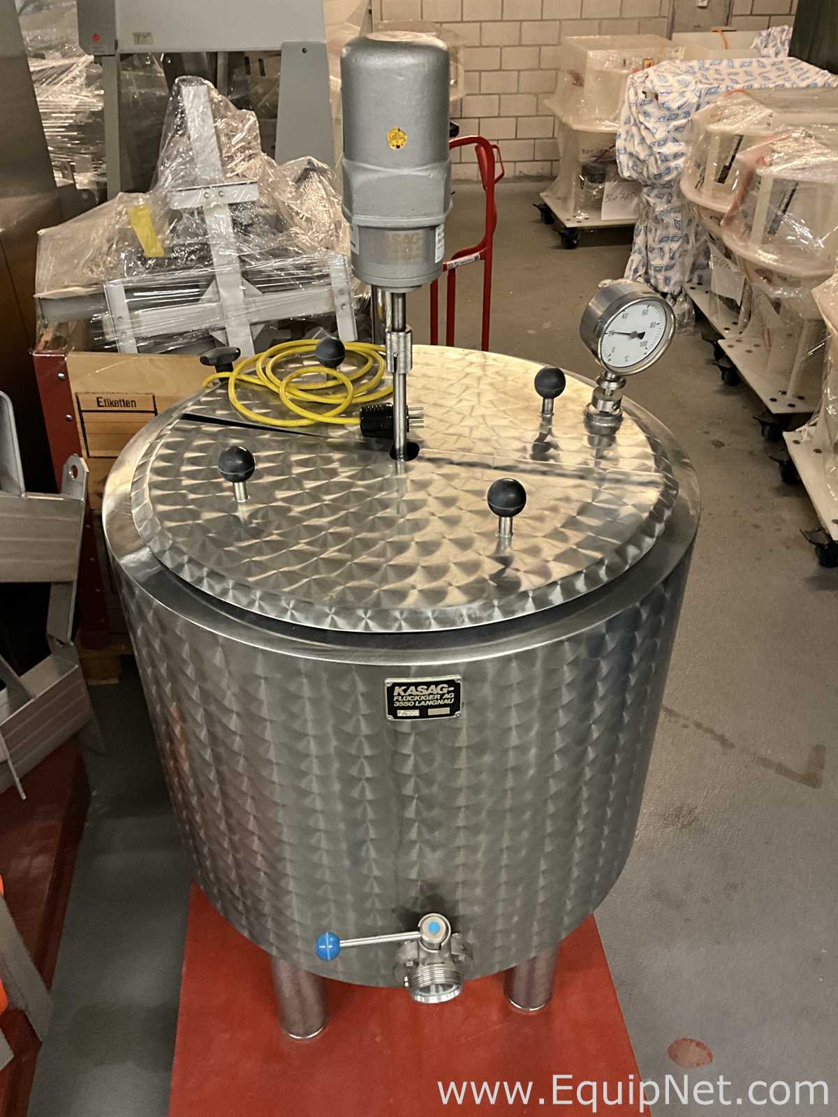 Kasag 100L Jacketed Stainless Steel Mixer