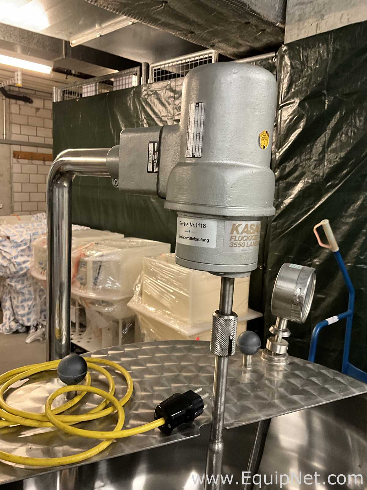 Kasag 100L Jacketed Stainless Steel Mixer