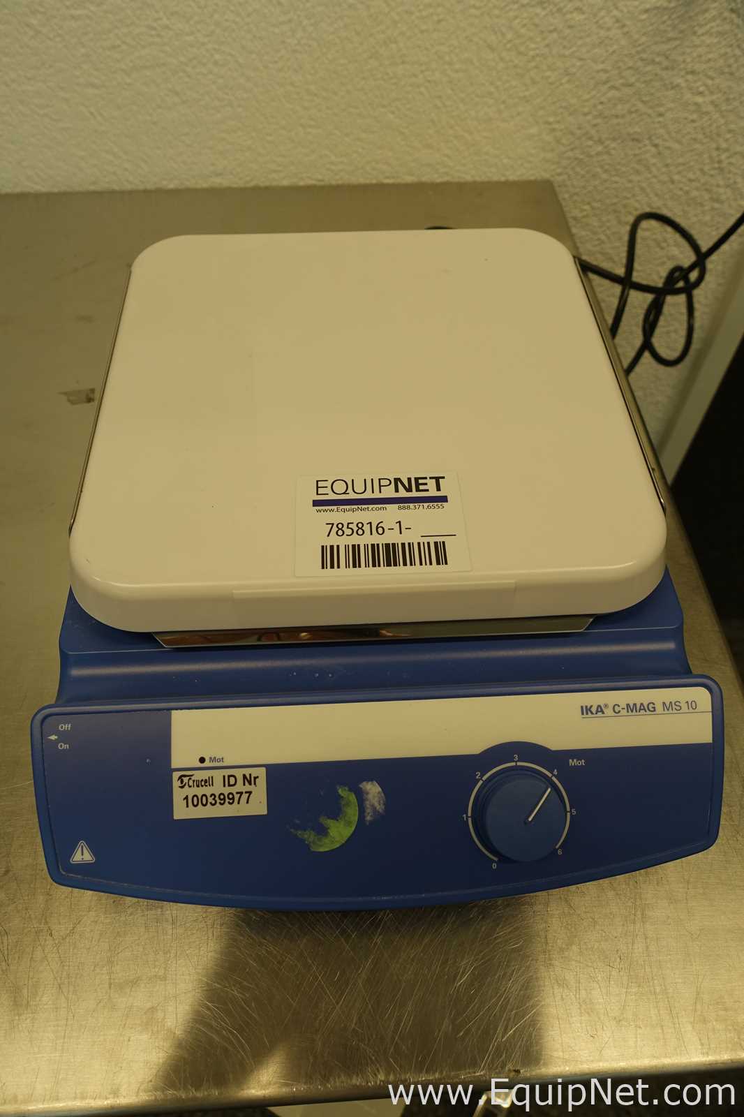 IKA C-MAG MS 10 Variable Speed Magnetic Stirrer with Ceramic Plate