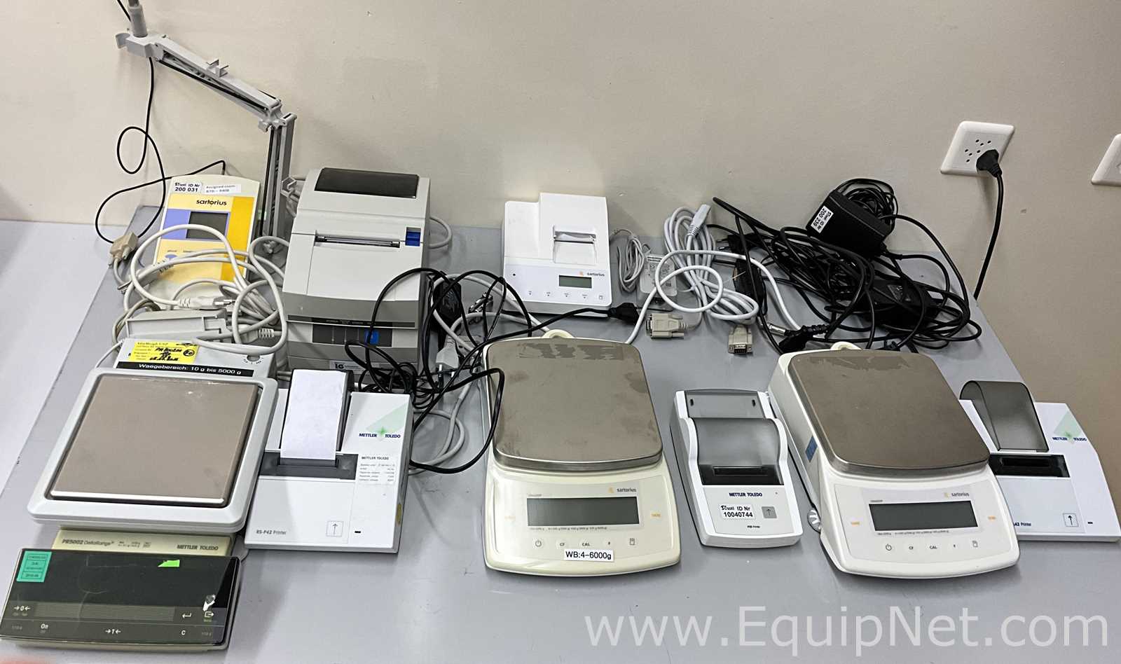 Miscellaneous Lot of Balances Printers, and pH Meters