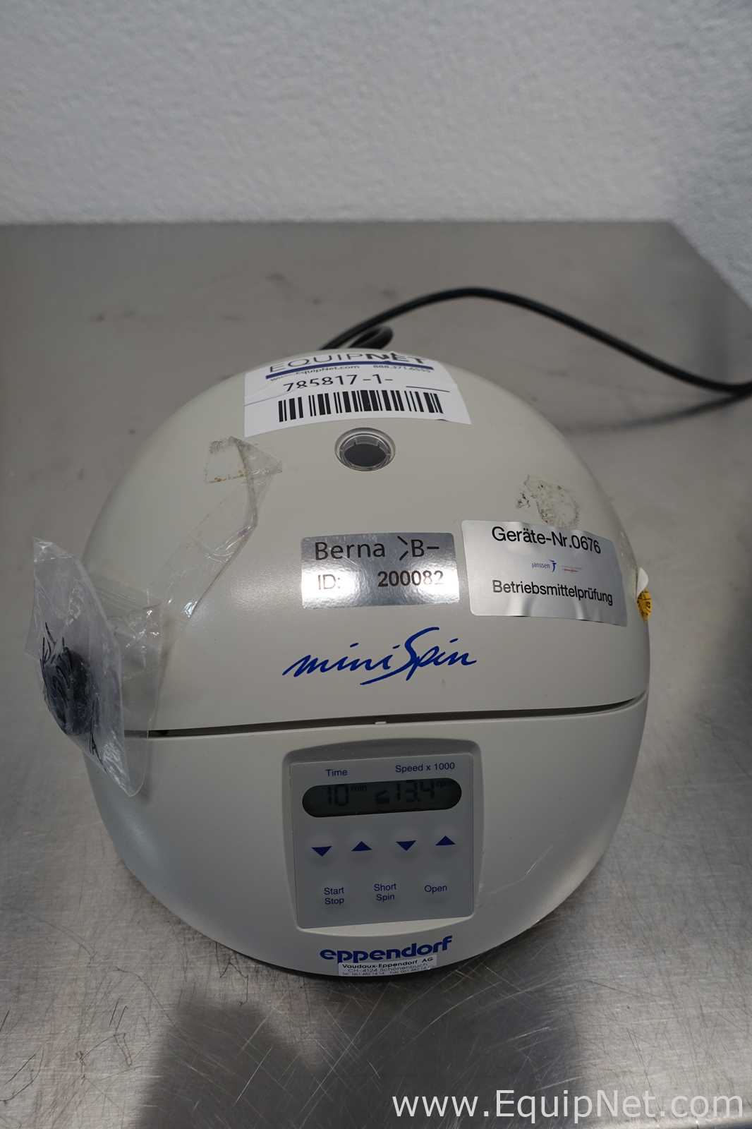 Eppendorf Mini Spin Laboratory Microcentrifuge