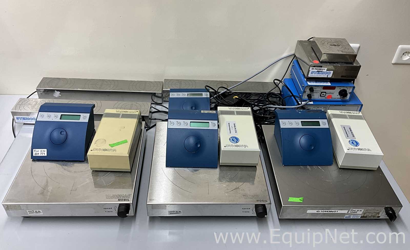 Miscellaneous Lot of Variomag Multipoints Magnetic Stirrers