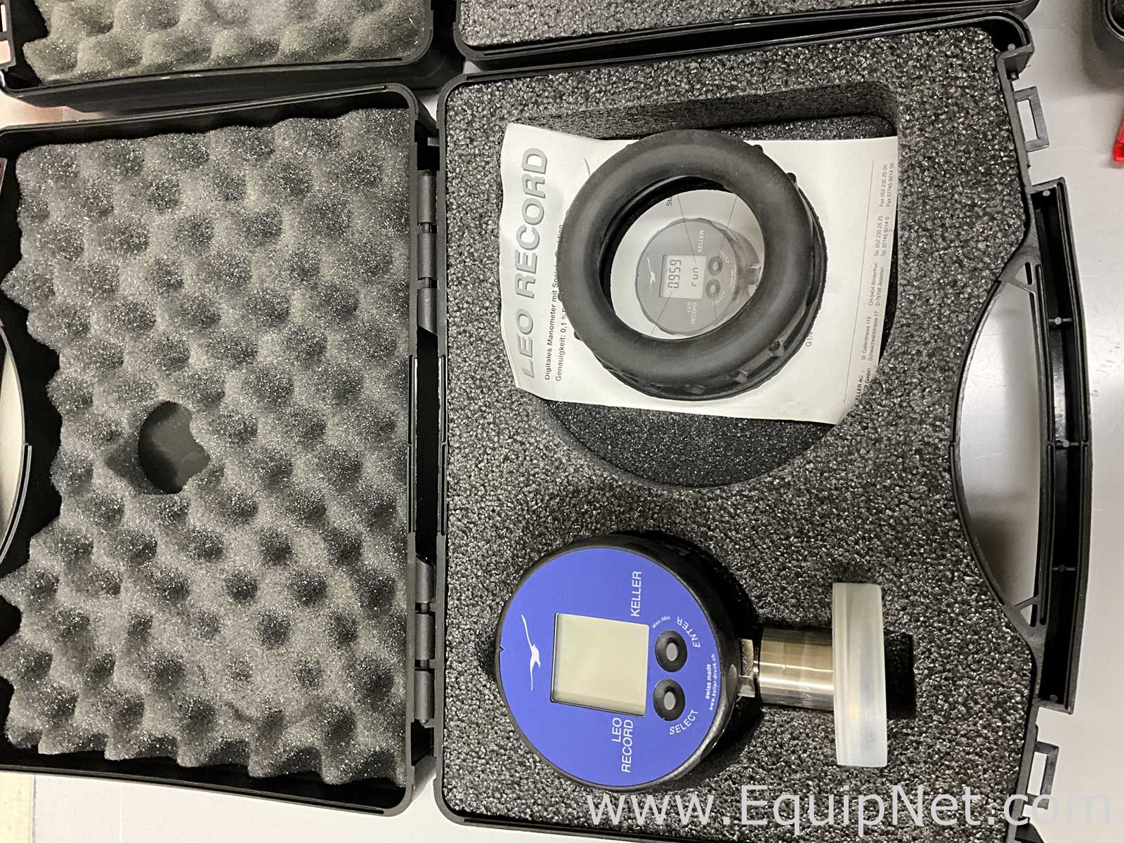 Lot of 5 Keller Leo Record -1 to 3 Bar Digital Manometers