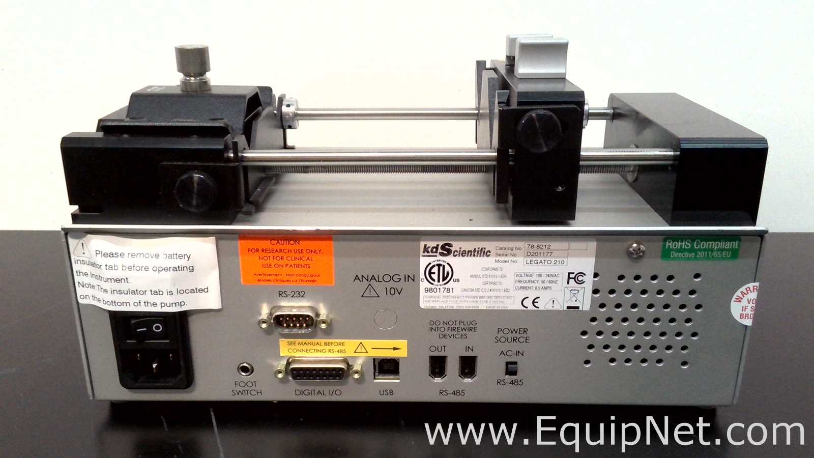 Bomba para Laboratórios KD Scientific Legato 210