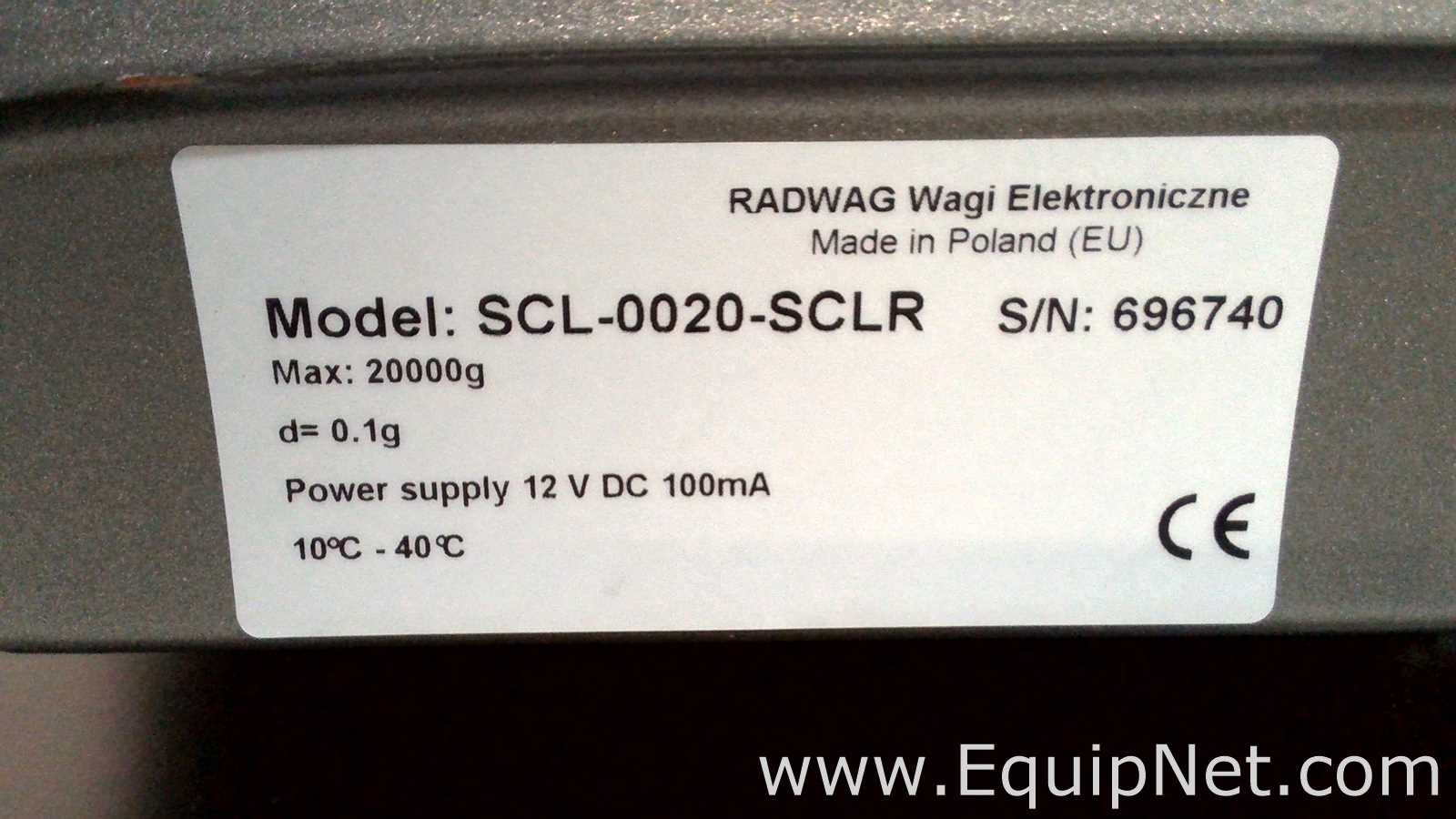 Lote de 2 Báscula Repligen SCL-0020-SCLR