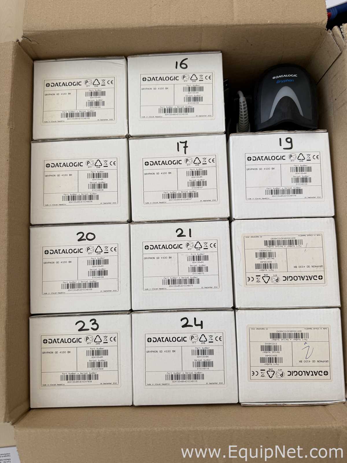 Lote de 13 Lector de Códigos de Barras Datalogic GRYPHON GD 4130 BK