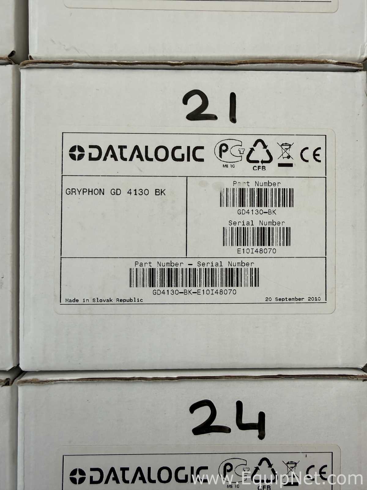 Lote de 13 Lector de Códigos de Barras Datalogic GRYPHON GD 4130 BK