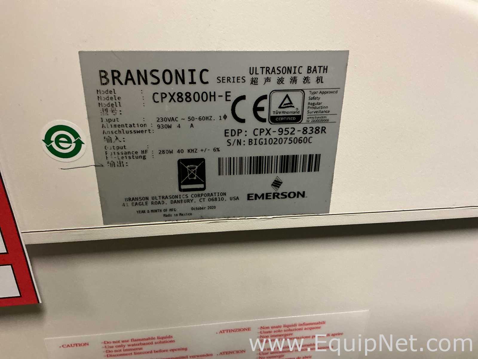 Bransonic CPX8800H-E Ultrasonic Cleaner