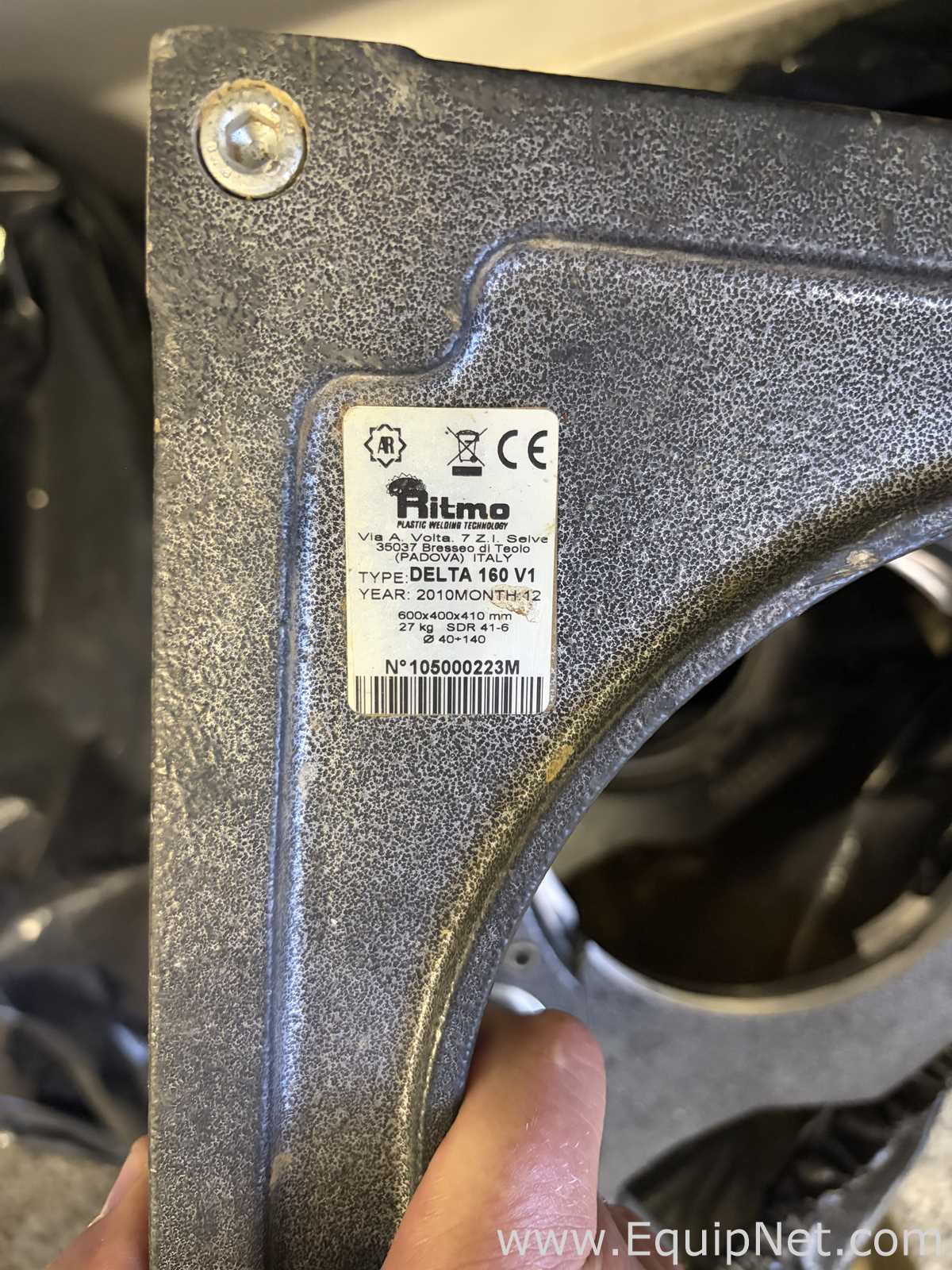Ritmo Delta 315B Butt Fusion Welder