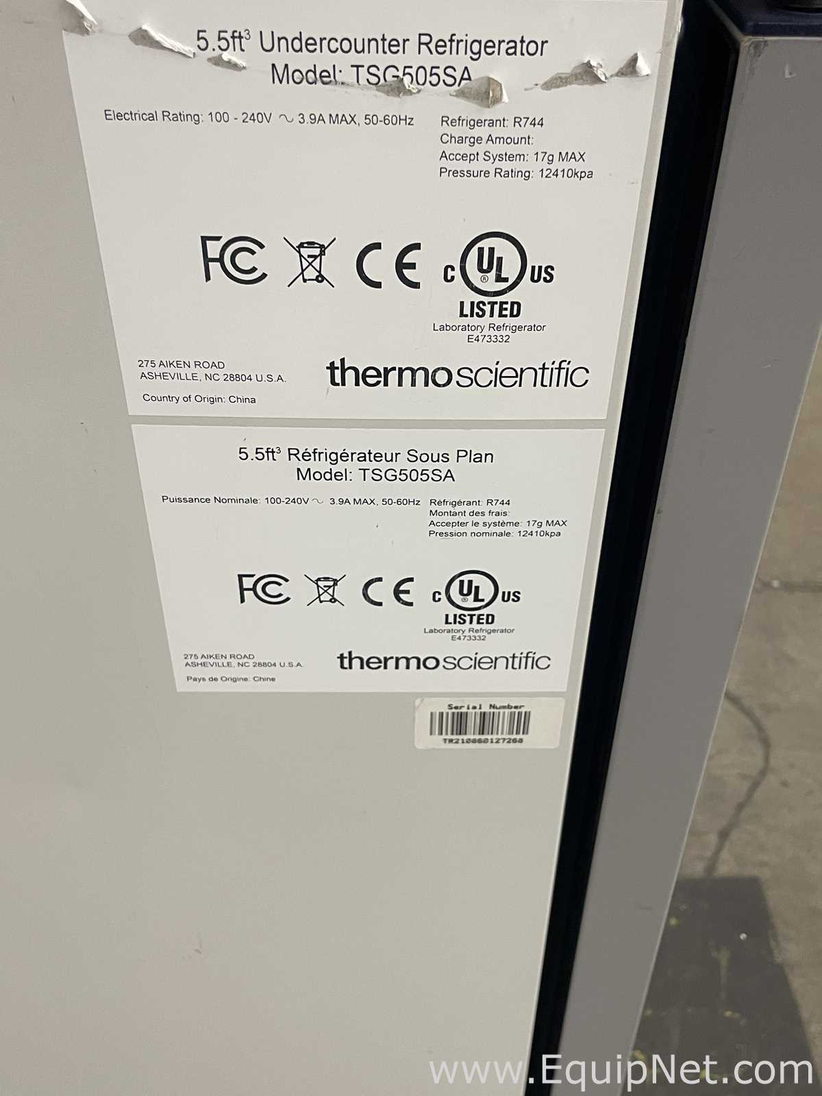 Thermo Scientific TSX505SA Refrigerator