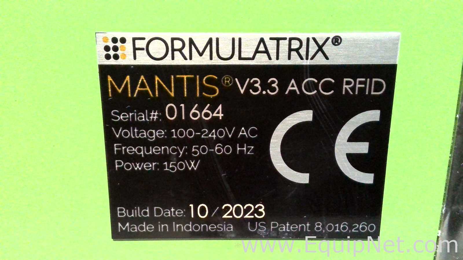 Manejadora de Líquidos Formulatrix Mantis V3.3 ACC RFID