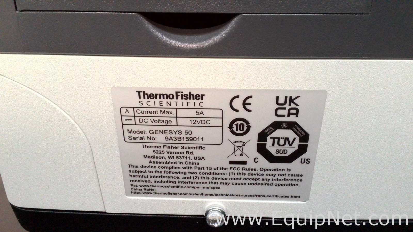 Thermo Fisher Scientific Genesys 50 Spectrophotometer