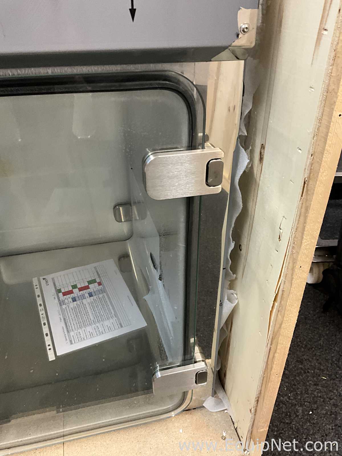 Unused Custom Made Material Airlock Double Door Clean Rom Transfer Hatch